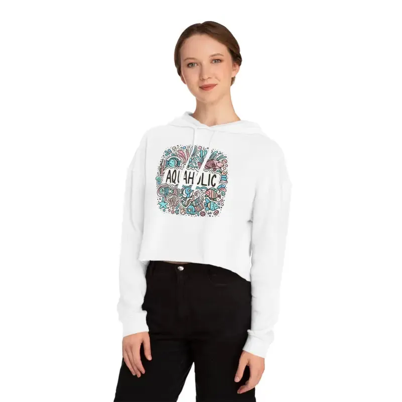 Live the Beach Vibe in our Cropped Hooded Sweatshirt