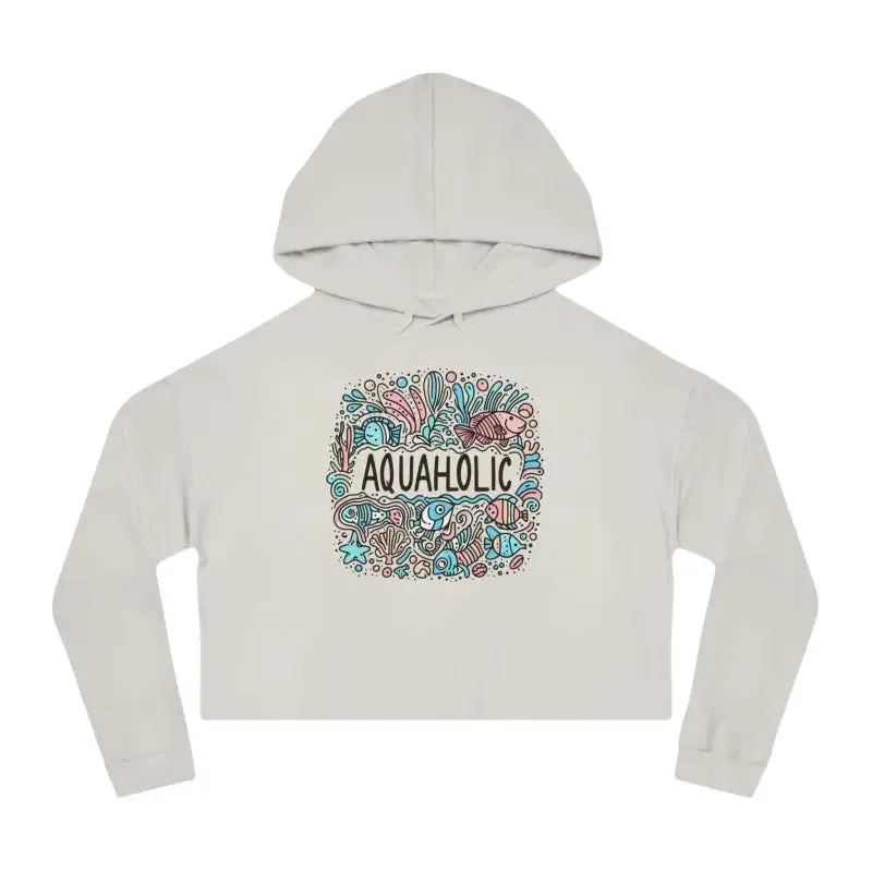 Live the Beach Vibe in our Cropped Hooded Sweatshirt