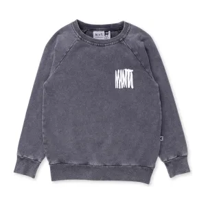 Logo Crew - Black Wash