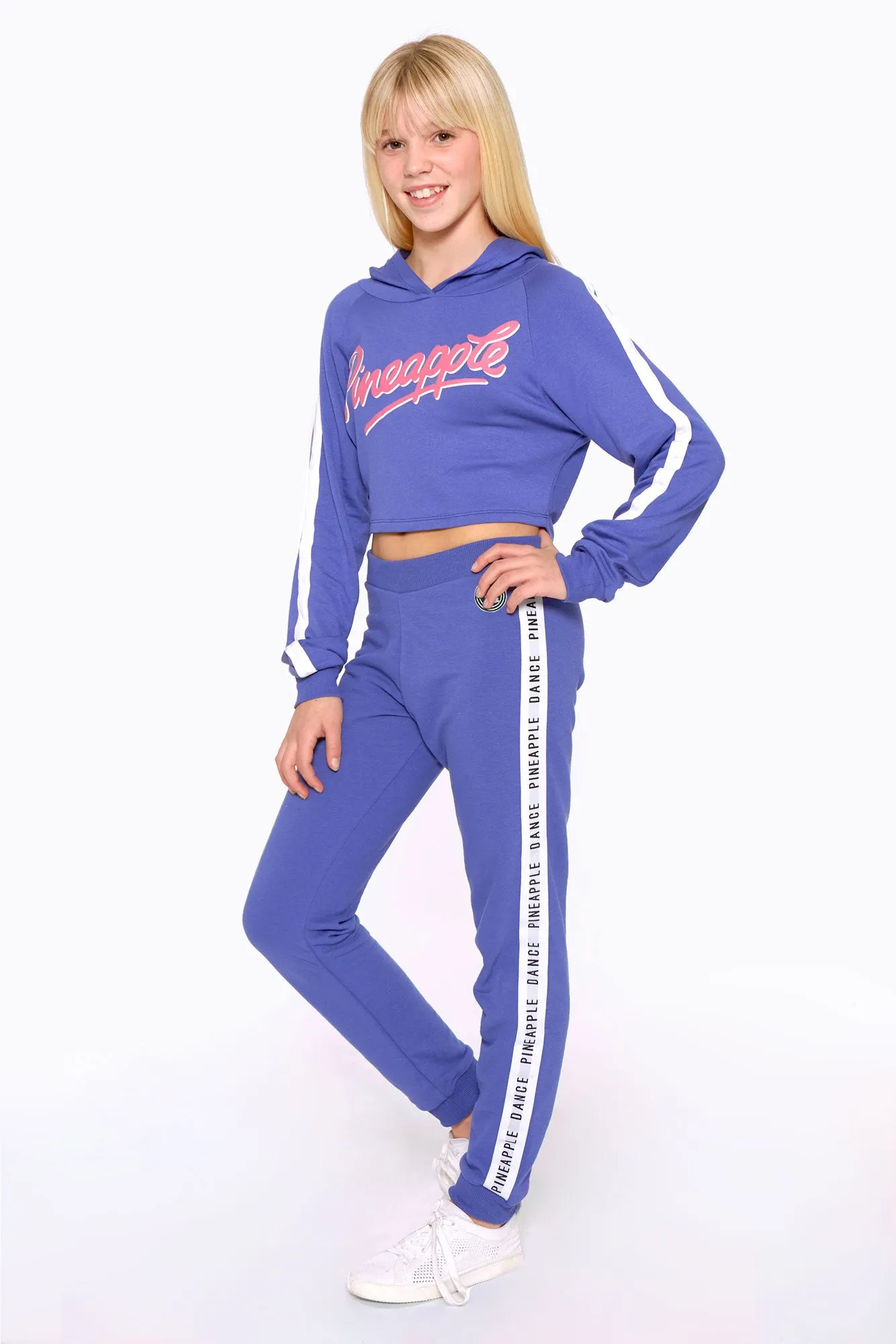 Logo Crop Hoodie