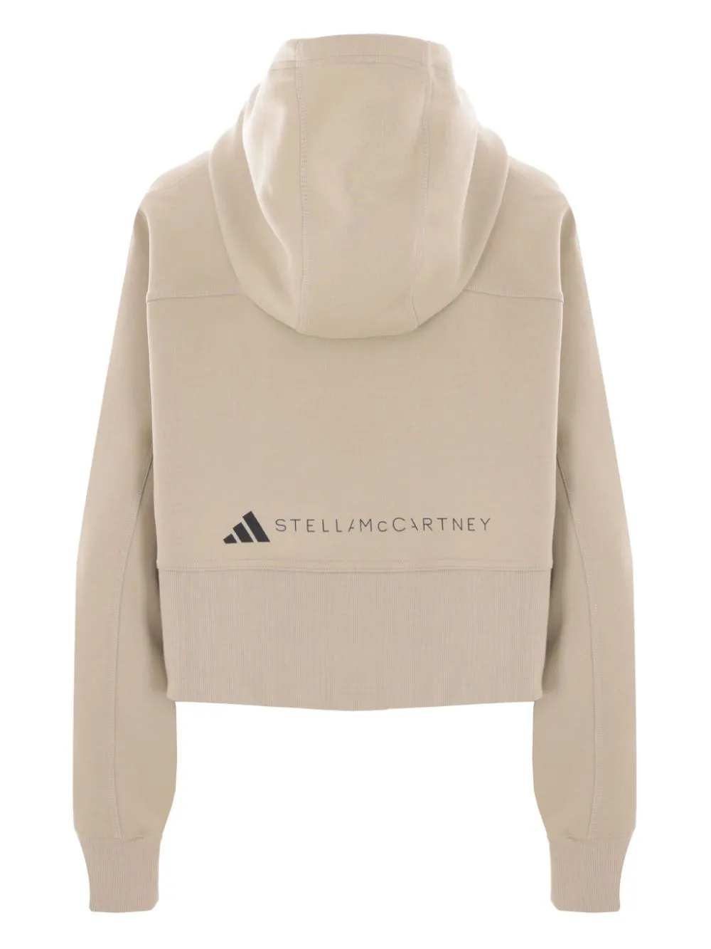 Logo cropped hoodie