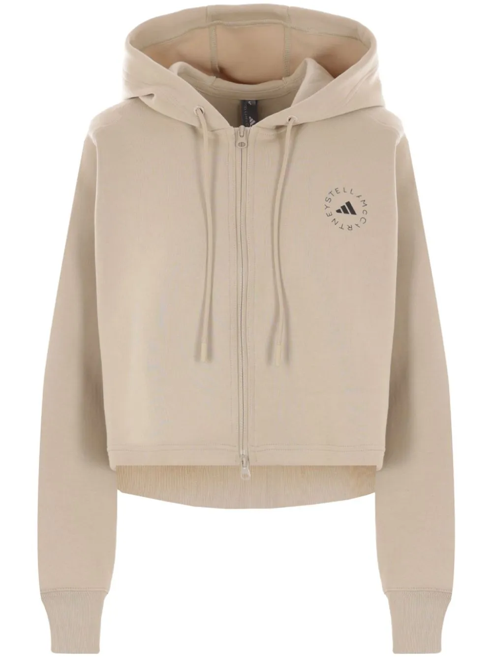 Logo cropped hoodie