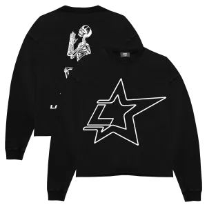 Lonestar Cropped Crewneck Sweatshirt