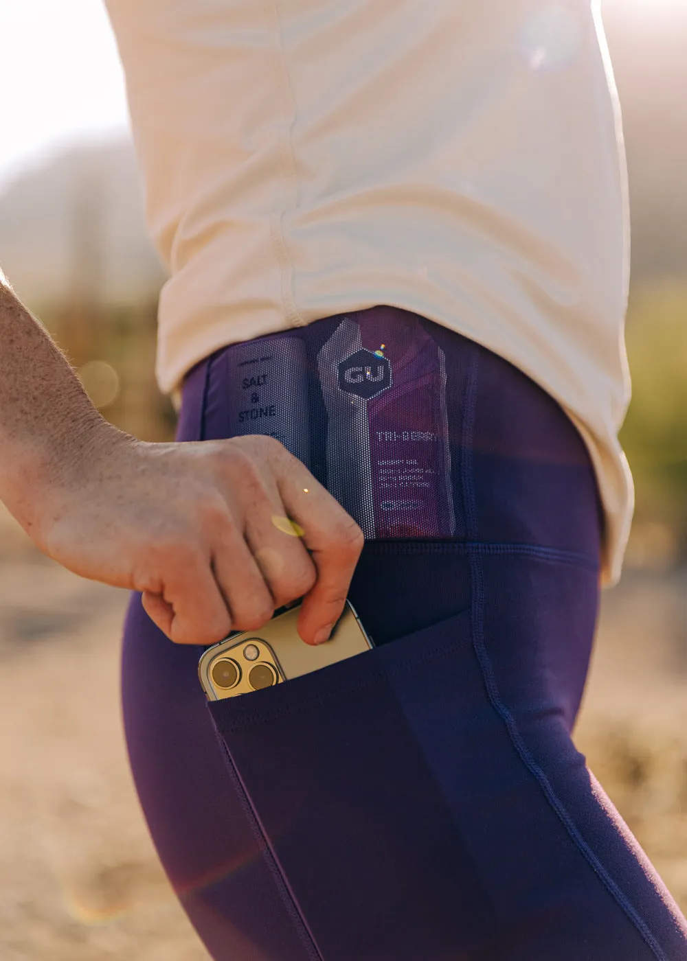 Long Pocket Jogger Shorts