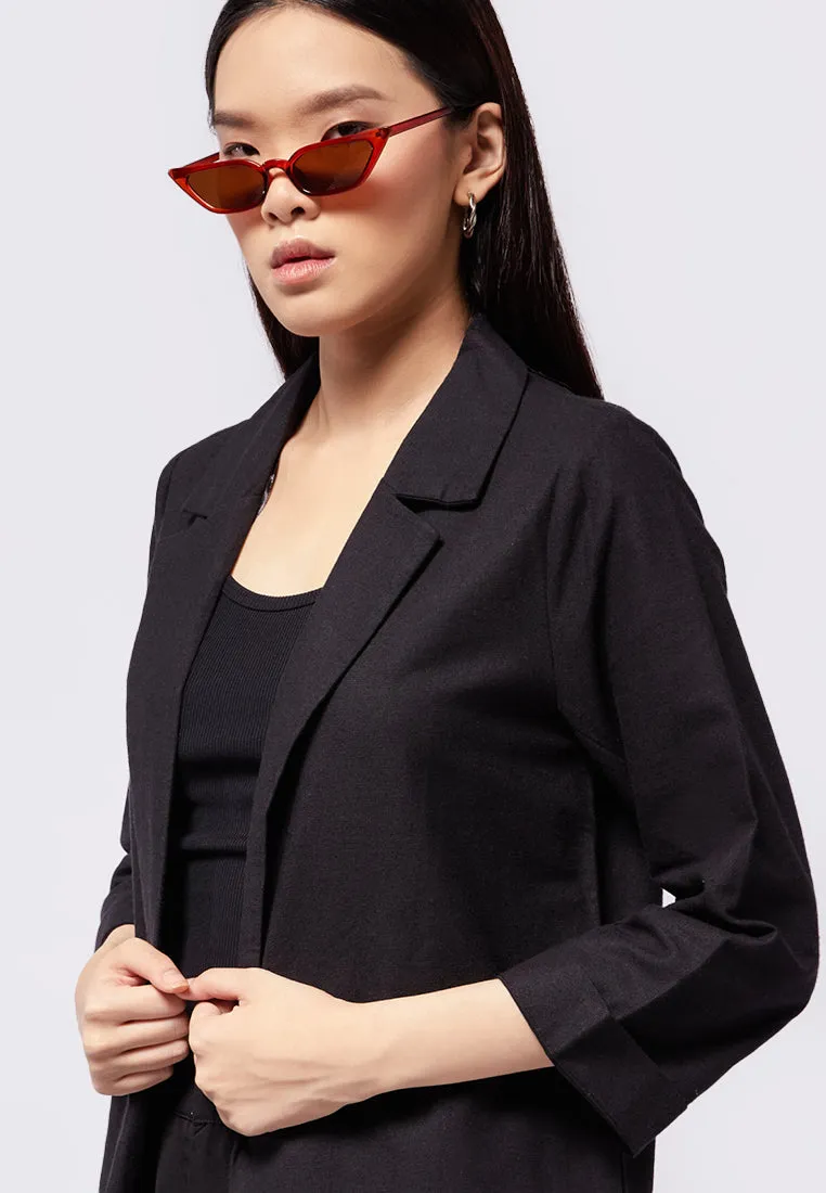 Long Sleeve Flowing Blazer