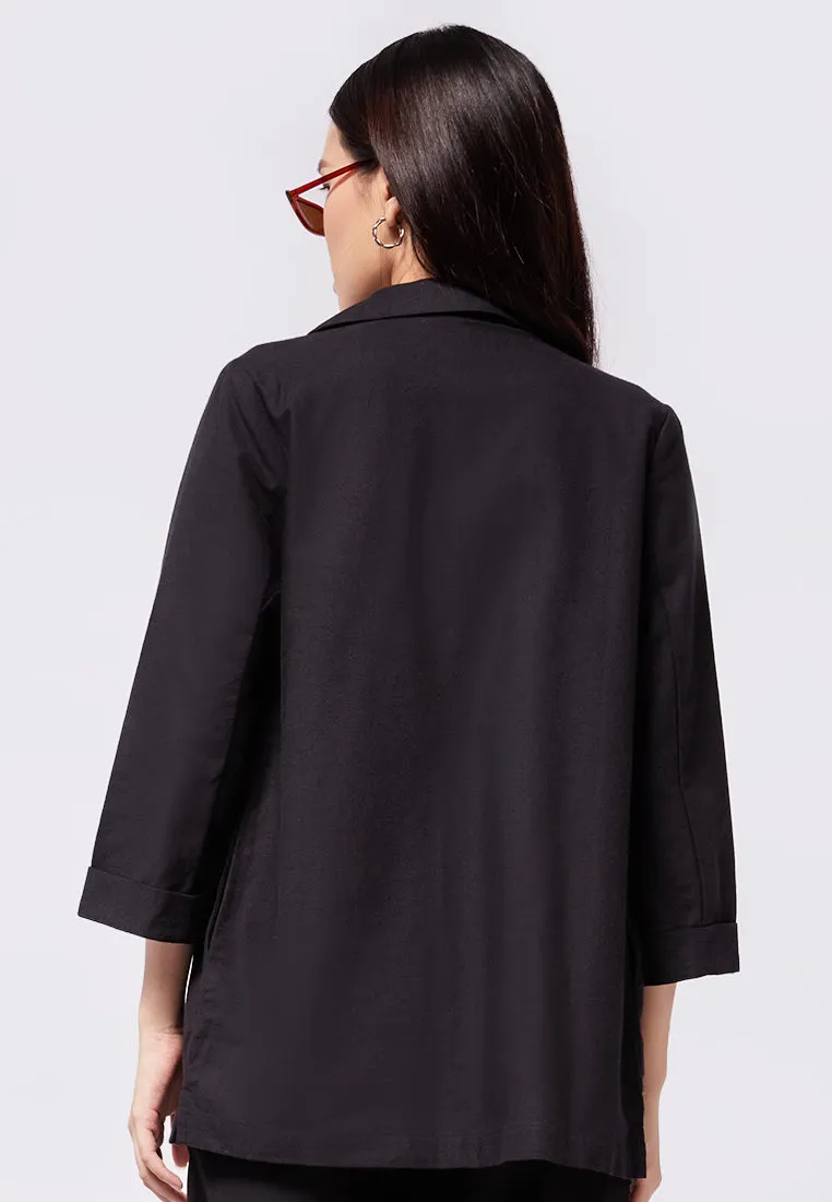 Long Sleeve Flowing Blazer