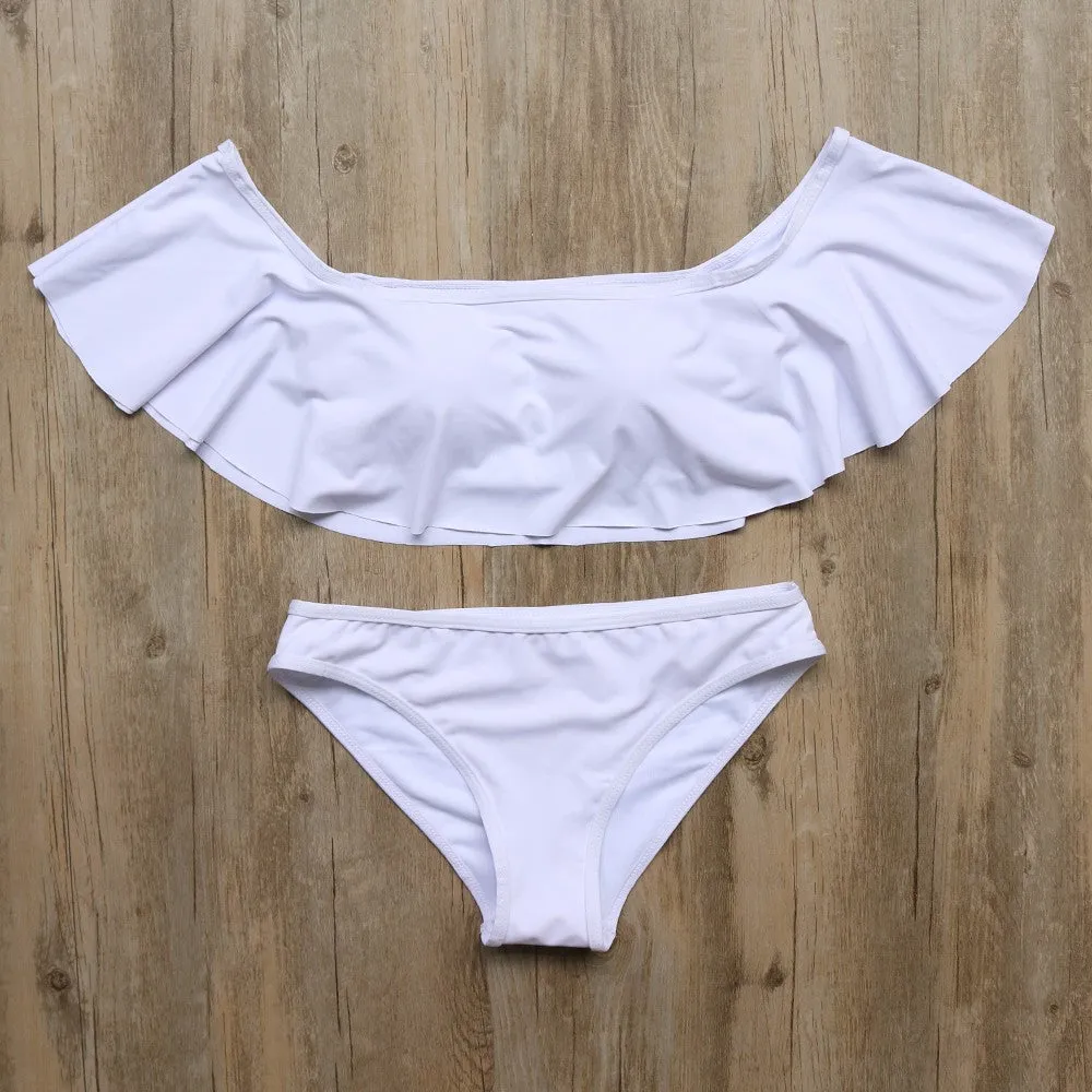 Los Ruffle Bandeau Bikini