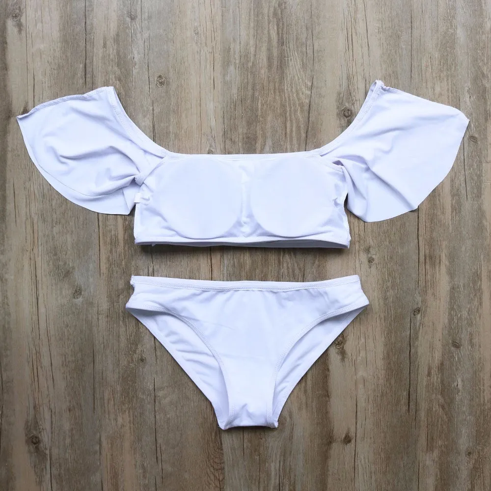 Los Ruffle Bandeau Bikini