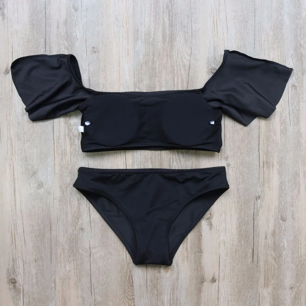 Los Ruffle Bandeau Bikini