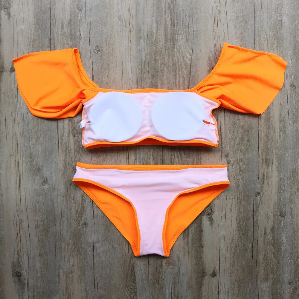Los Ruffle Bandeau Bikini