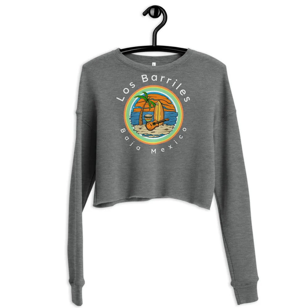 Lost in Paradise Crop Sweatshirt
