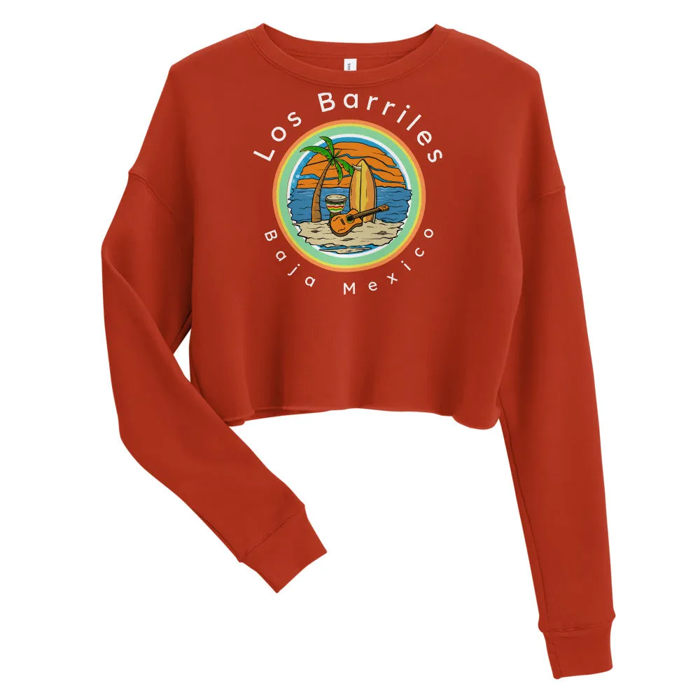 Lost in Paradise Crop Sweatshirt