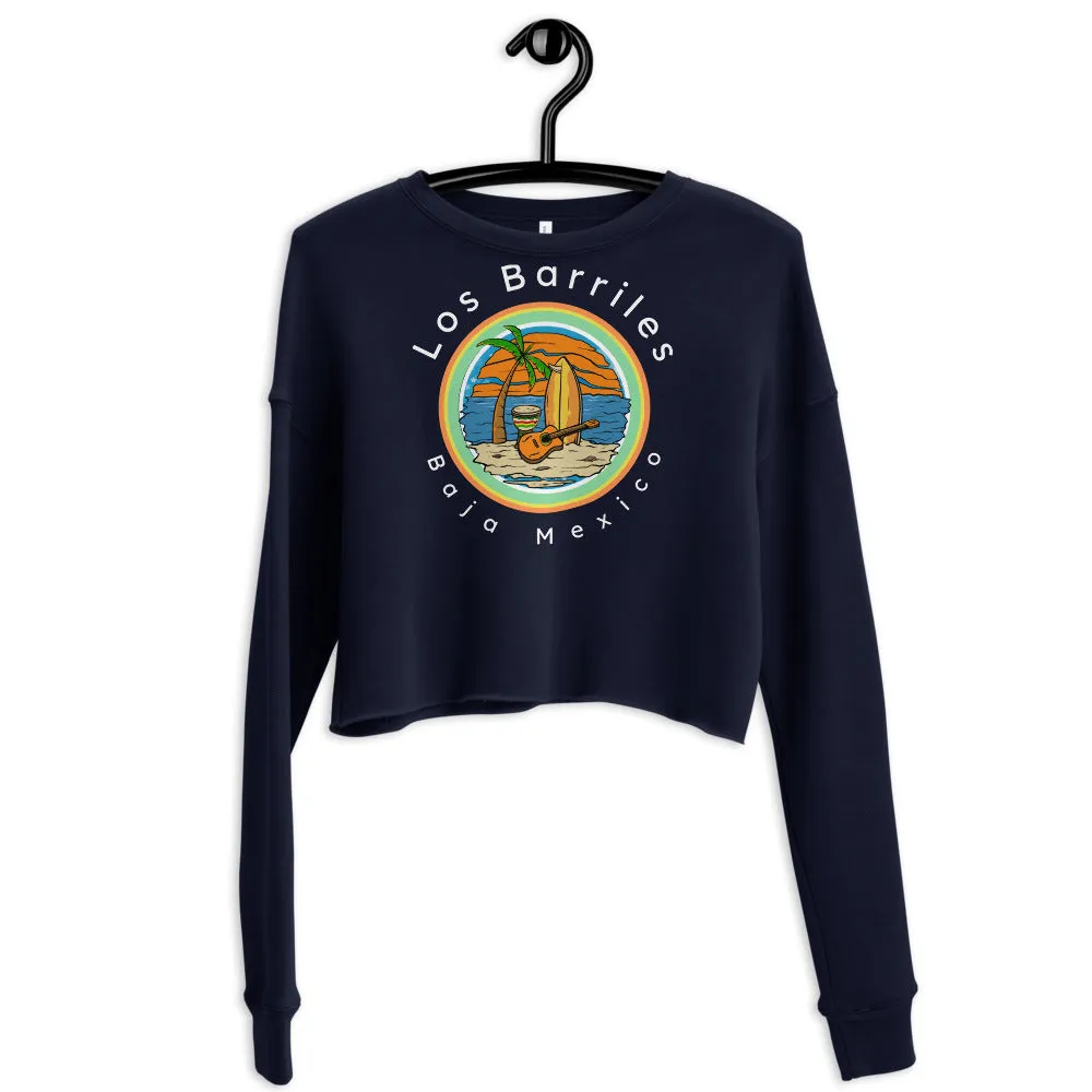 Lost in Paradise Crop Sweatshirt