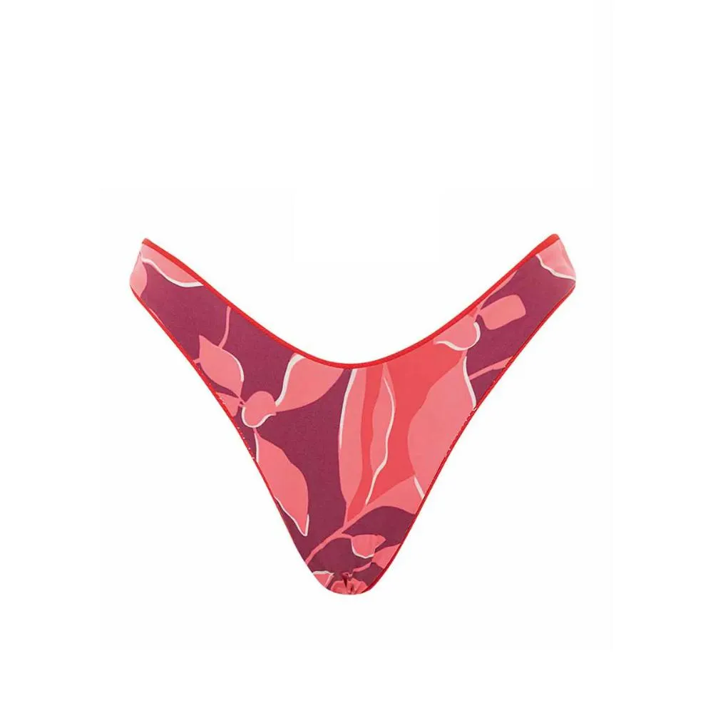 MAAJI SCARLET RED SPLENDOUR HIGH LEG BOTTOM