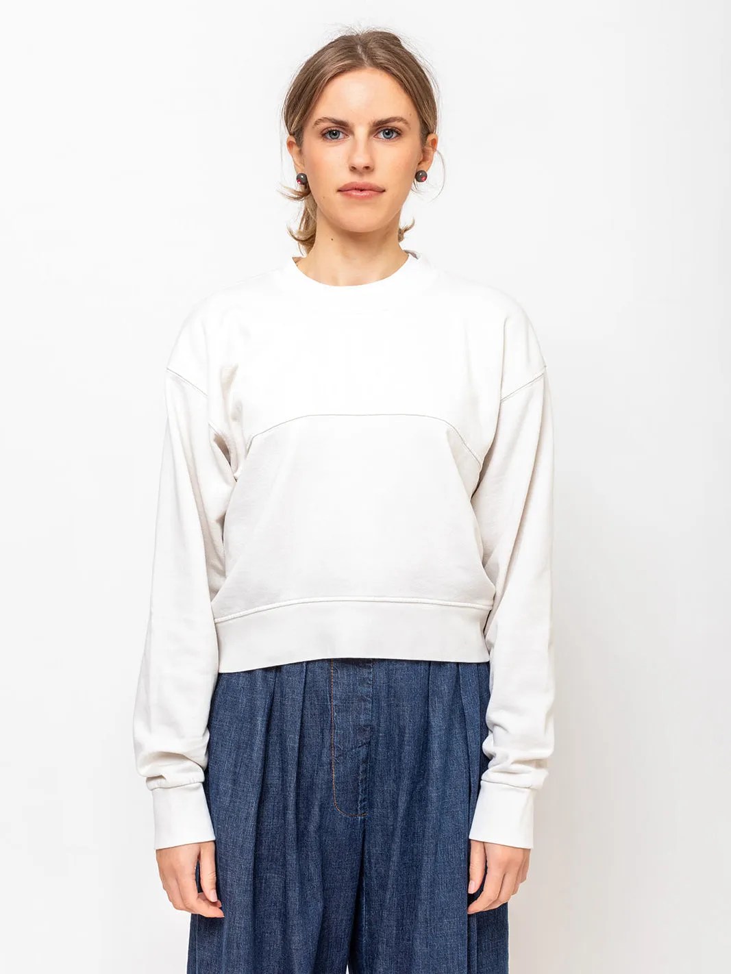 Marin Sweatshirt - Dirty White