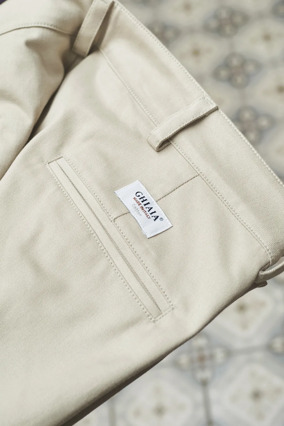 Marinaio Cotton Double Pleated Pants