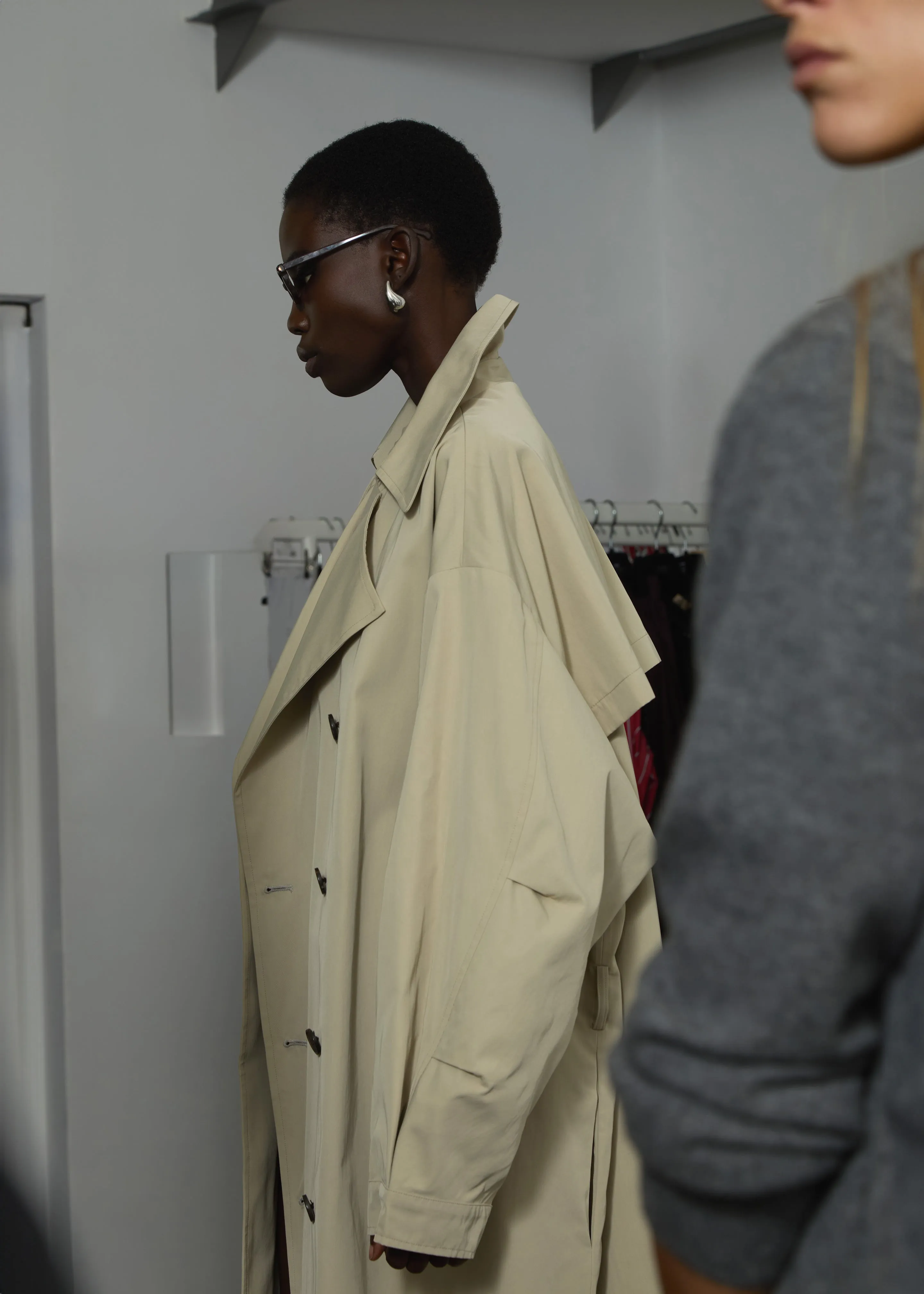 Mavis Oversized Trench - Beige