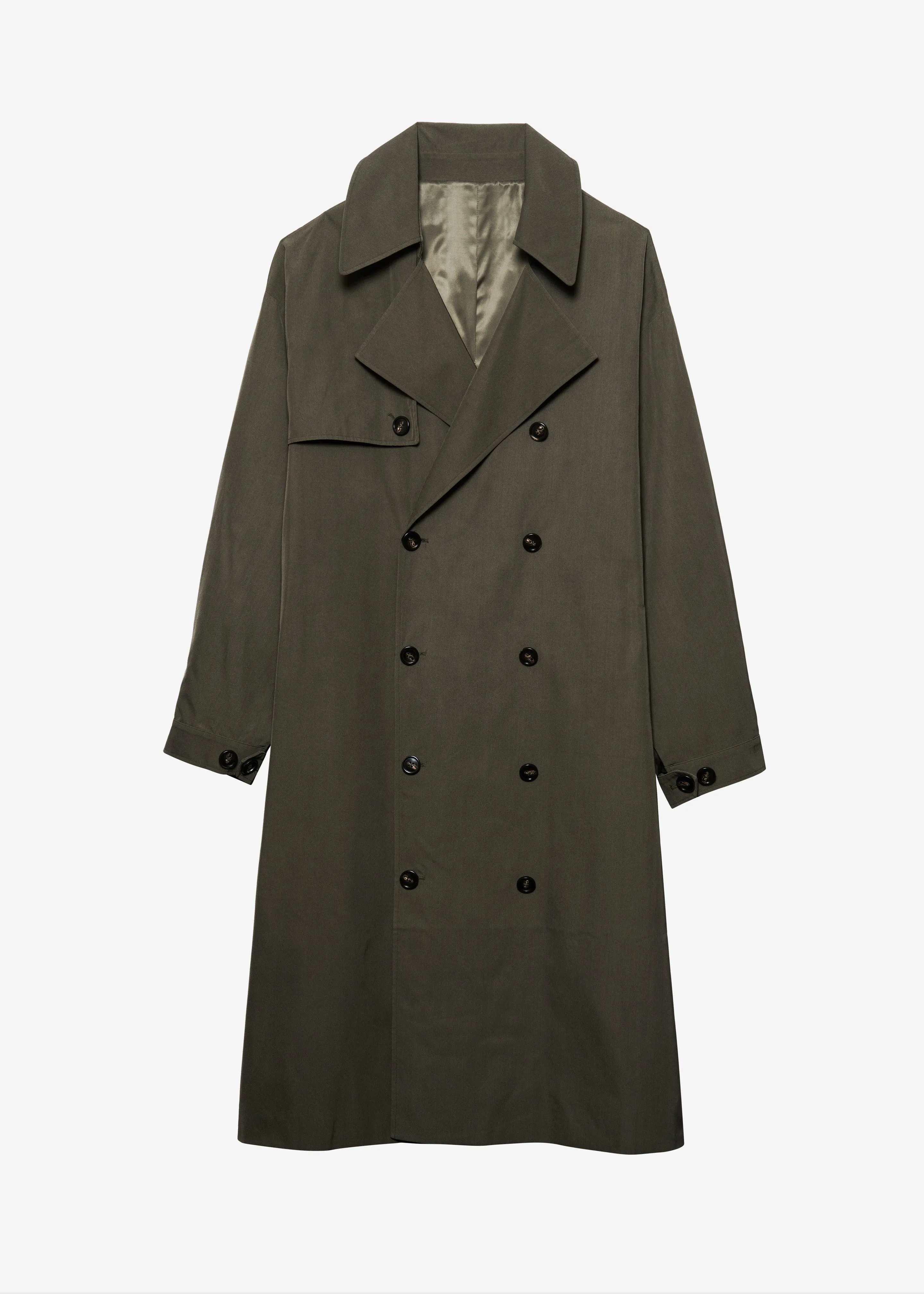 Mavis Oversized Trench - Khaki