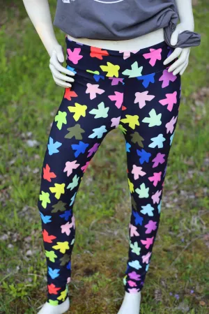 Meeples  Leggings - SIZE: TC (Tall & Curvy)