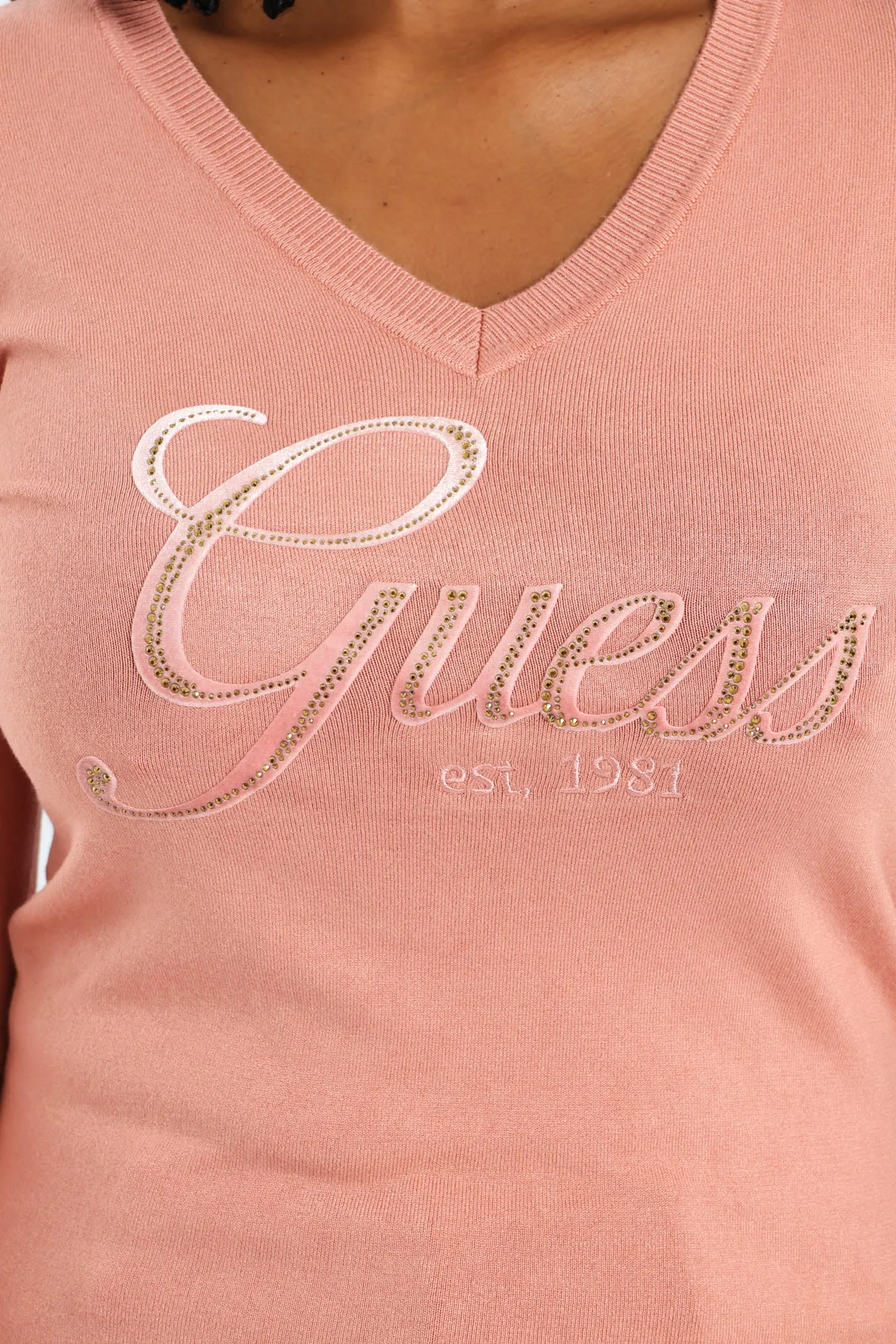 Megan Logo Sweater - Pink