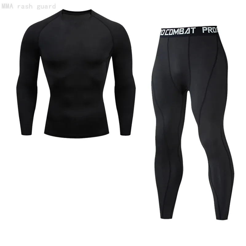 Men's Compression Sportswear Set for Gym and Running