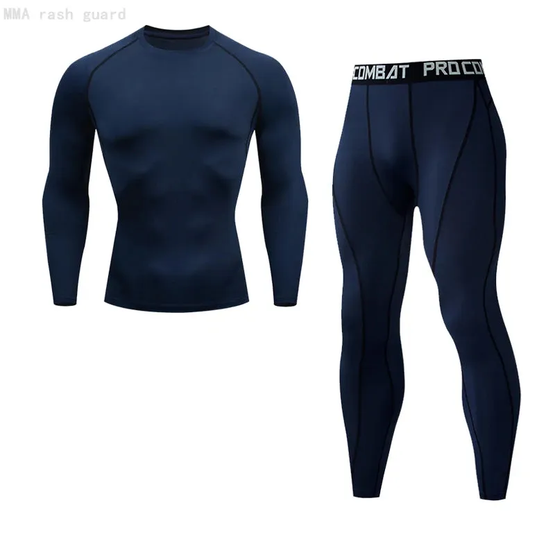 Men's Compression Sportswear Set for Gym and Running