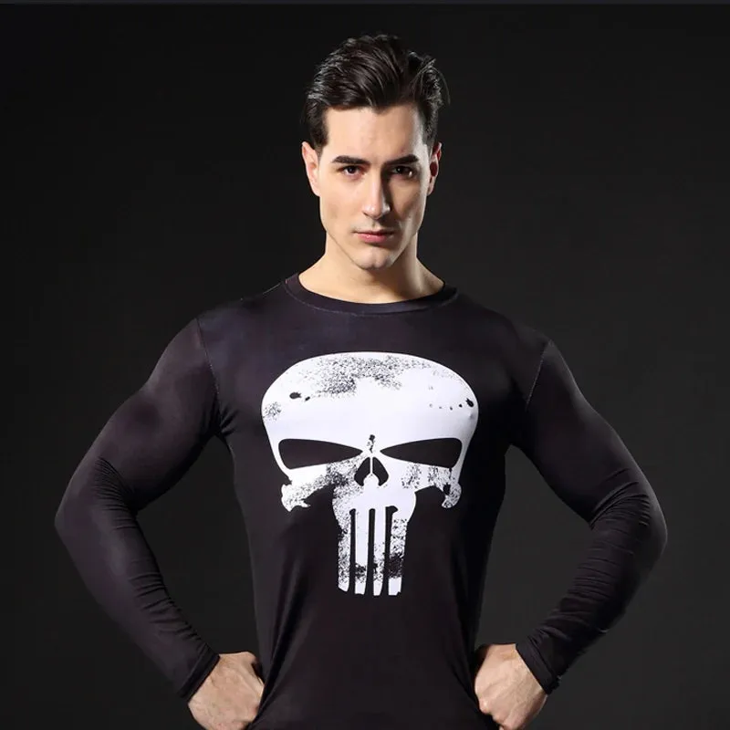 Men's Compression Sportswear Suit - Gym Tights Training Clothes, Workout Jogging Sports Set, Running Rashguard Tracksuit