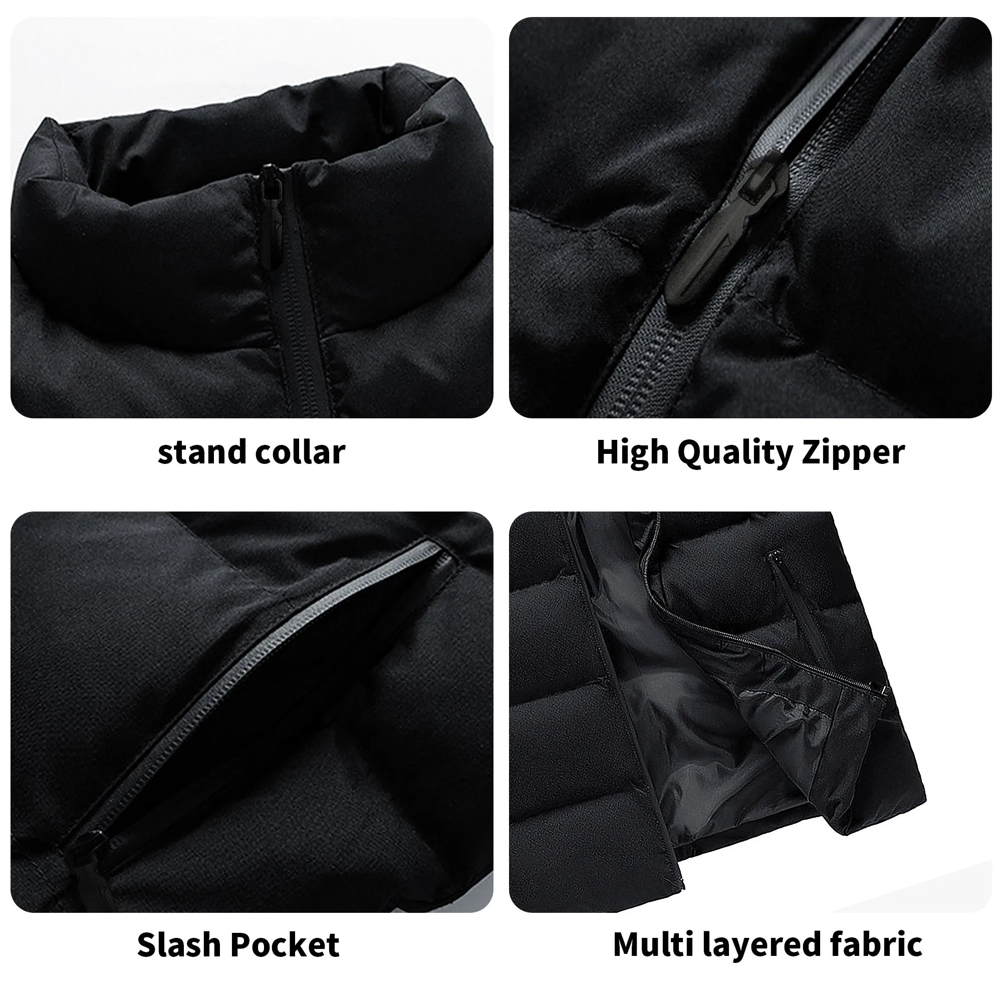 Mens Custom Hooded Puffer Vest