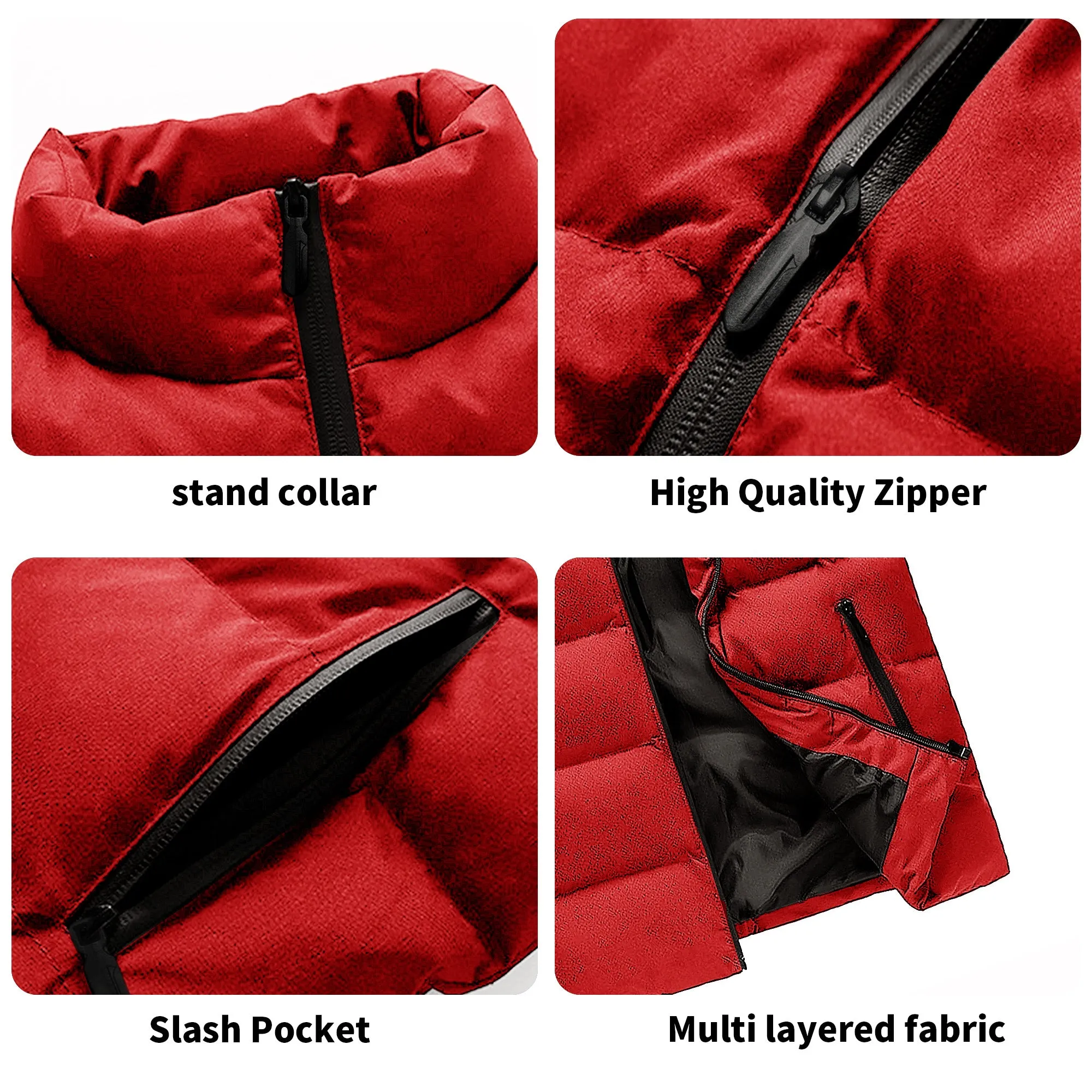 Mens Custom Hooded Puffer Vest