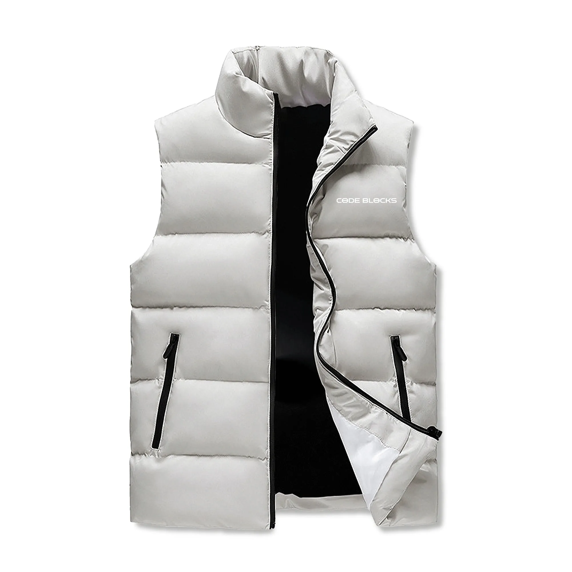 Mens Custom Hooded Puffer Vest