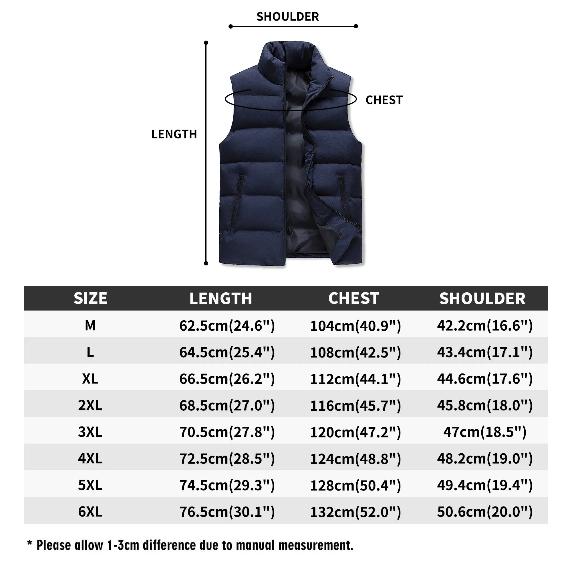 Mens Custom Hooded Puffer Vest