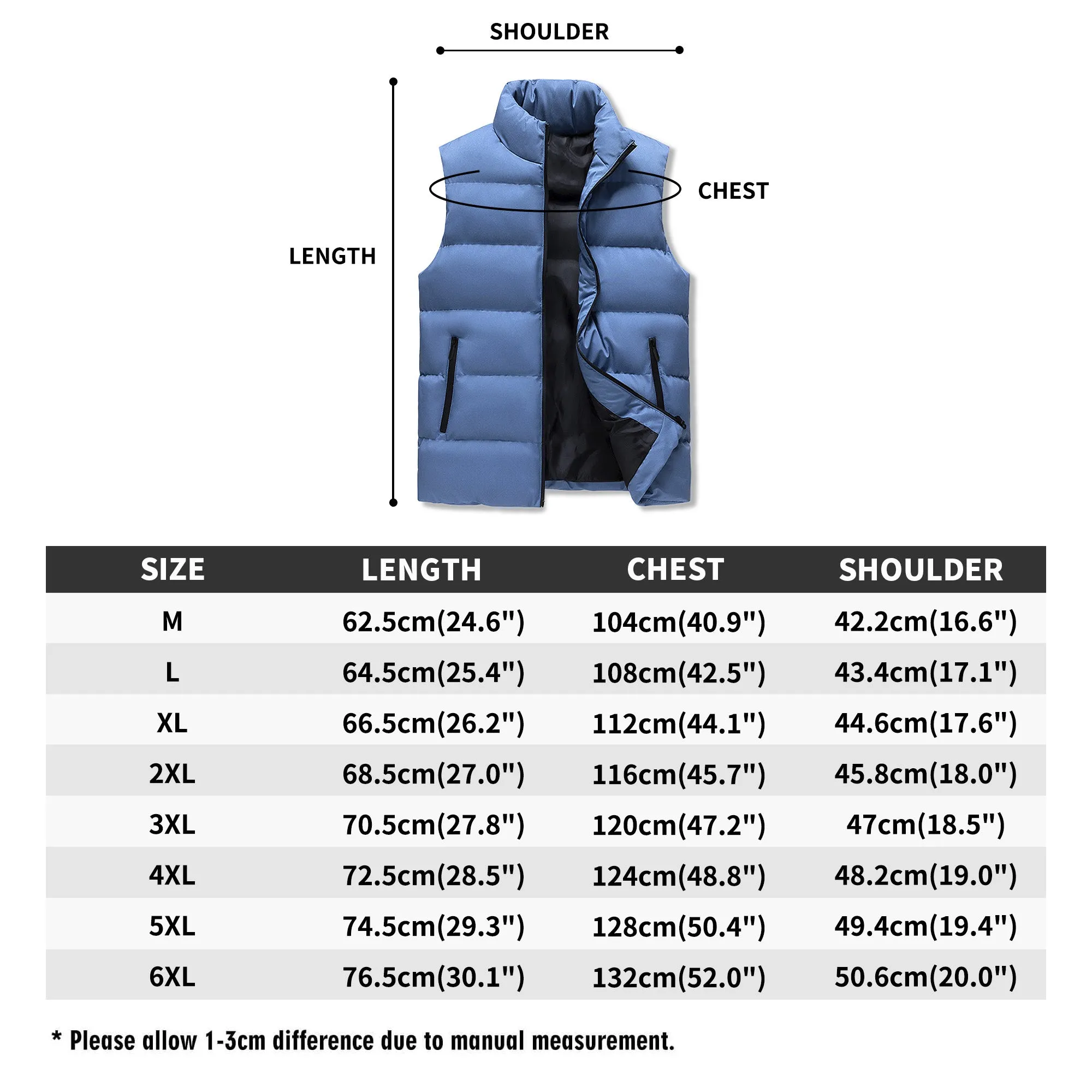Mens Custom Hooded Puffer Vest