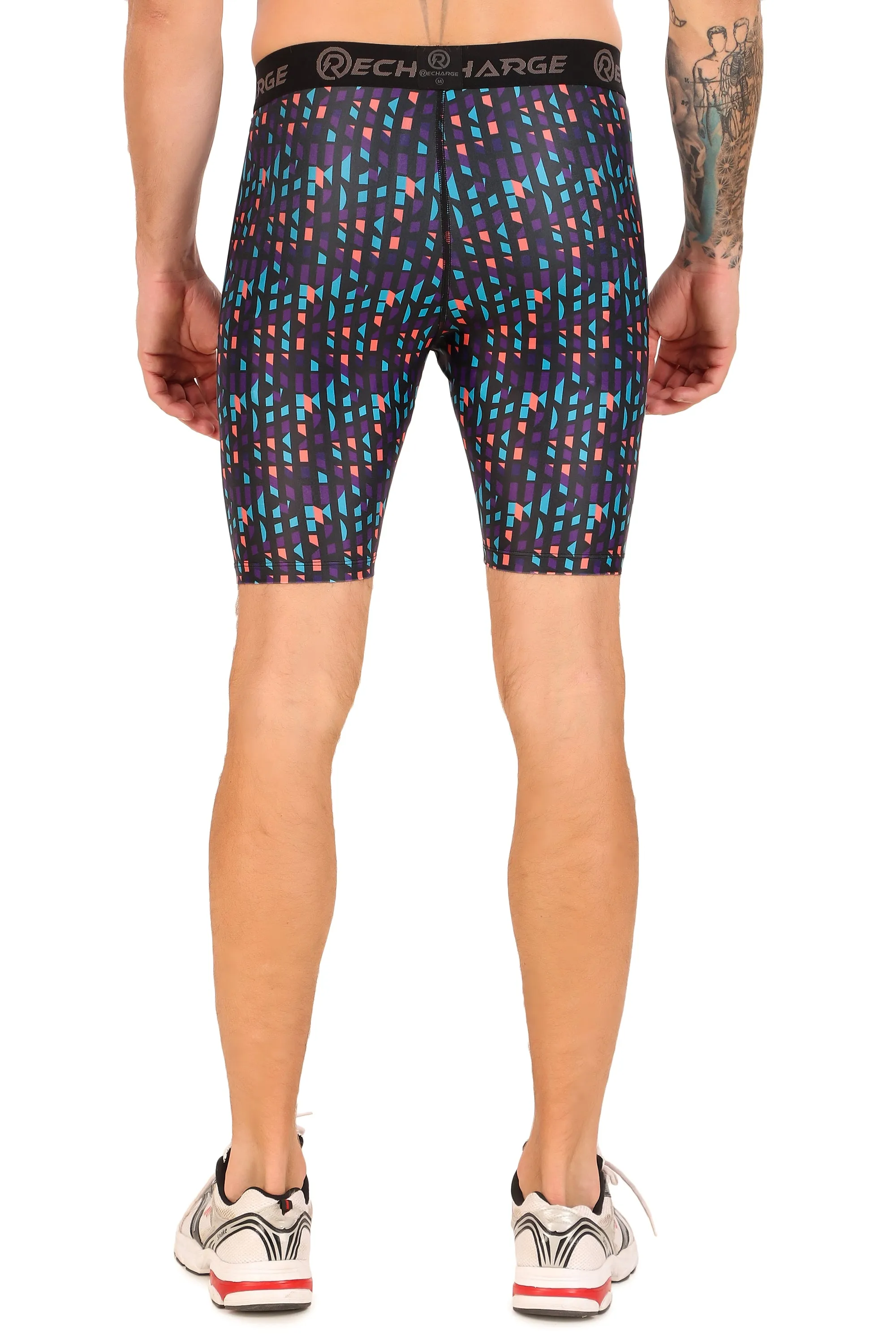 Men's Polyester Compression Shorts (Multimatrix)