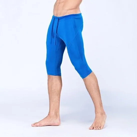 Men's Sexy 3/4 Compression Sport Leggings