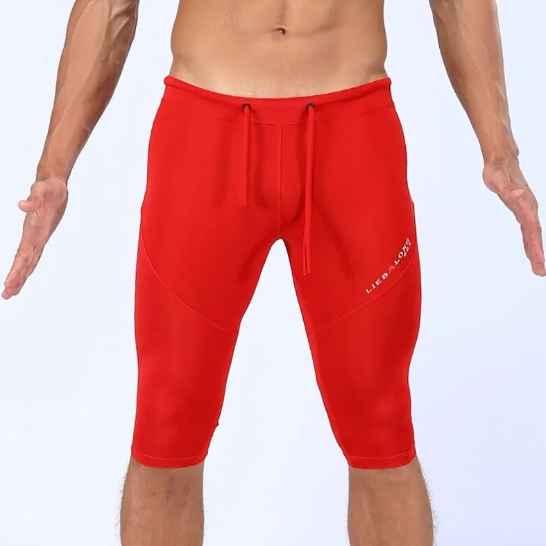 Men's Sexy 3/4 Compression Sport Leggings