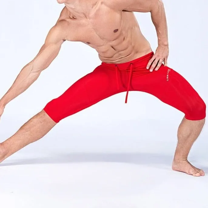 Men's Sexy 3/4 Compression Sport Leggings