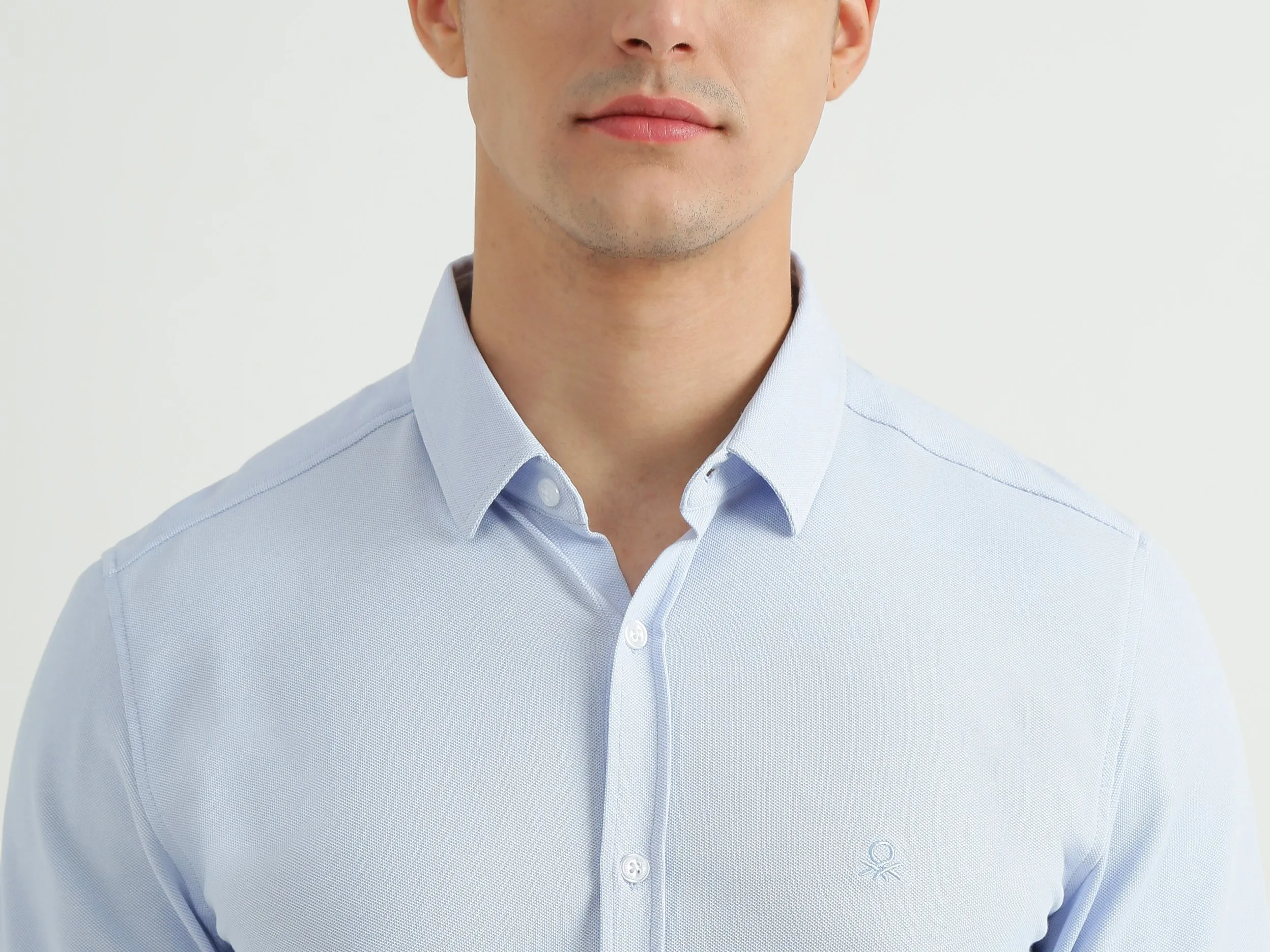 Mens Slim Fit Solid Shirt