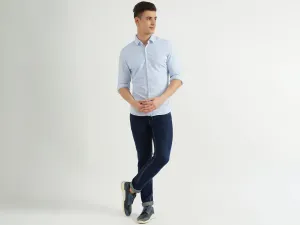 Mens Slim Fit Solid Shirt