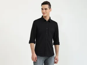 Mens Slim Fit Solid Shirt
