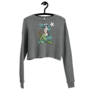 Mermaid Queen Crop Sweatshirt