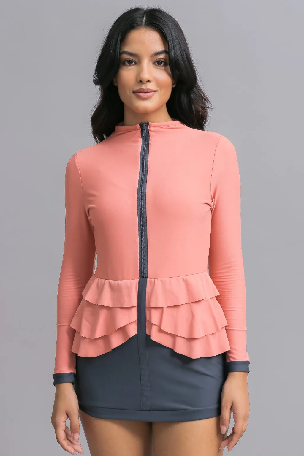 Mira Swim Dress - Coral