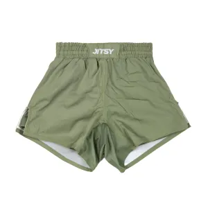 MMA Shorts Khaki Green - Women