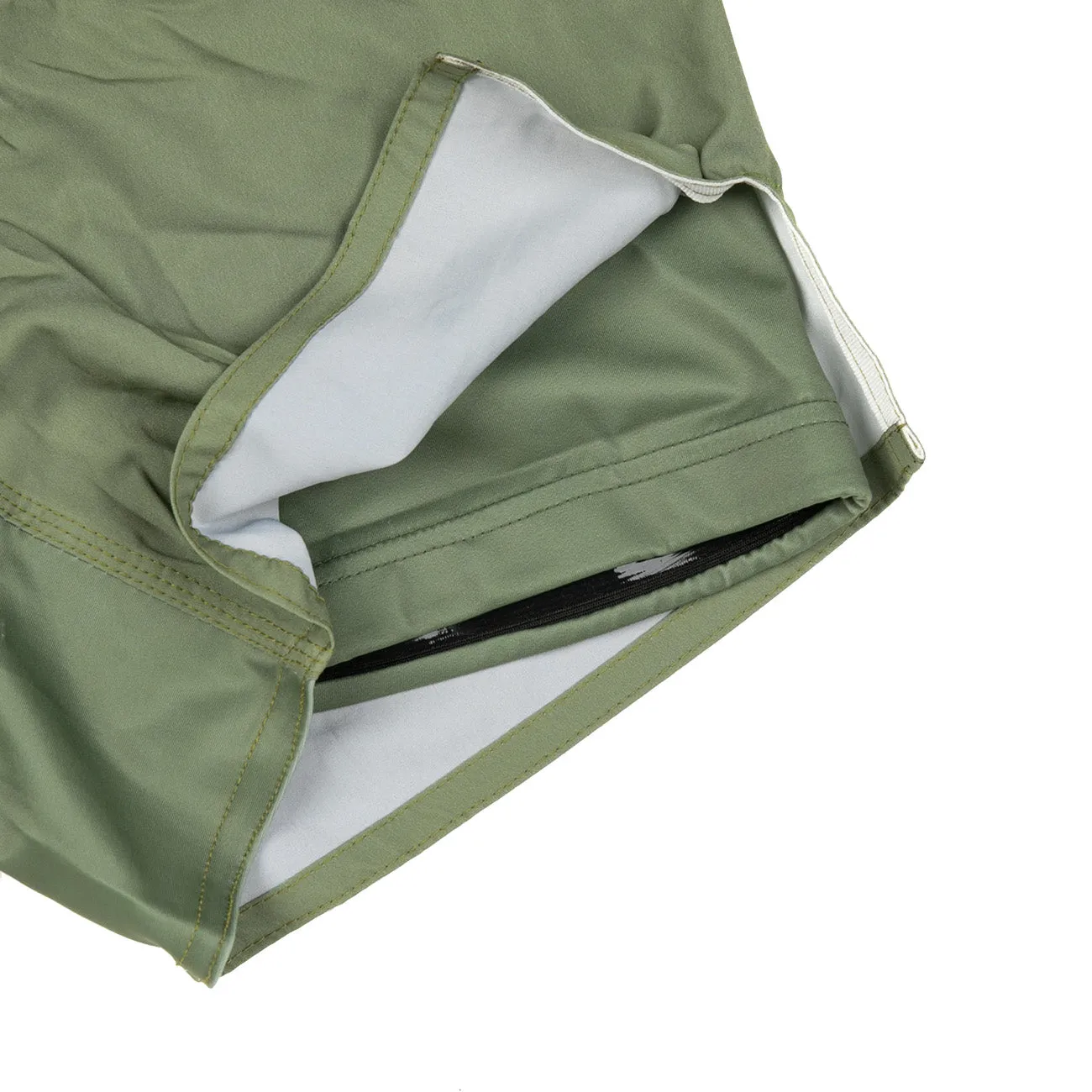 MMA Shorts Khaki Green - Women