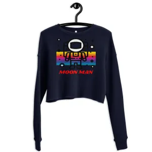 Moon Man Crop Sweatshirt
