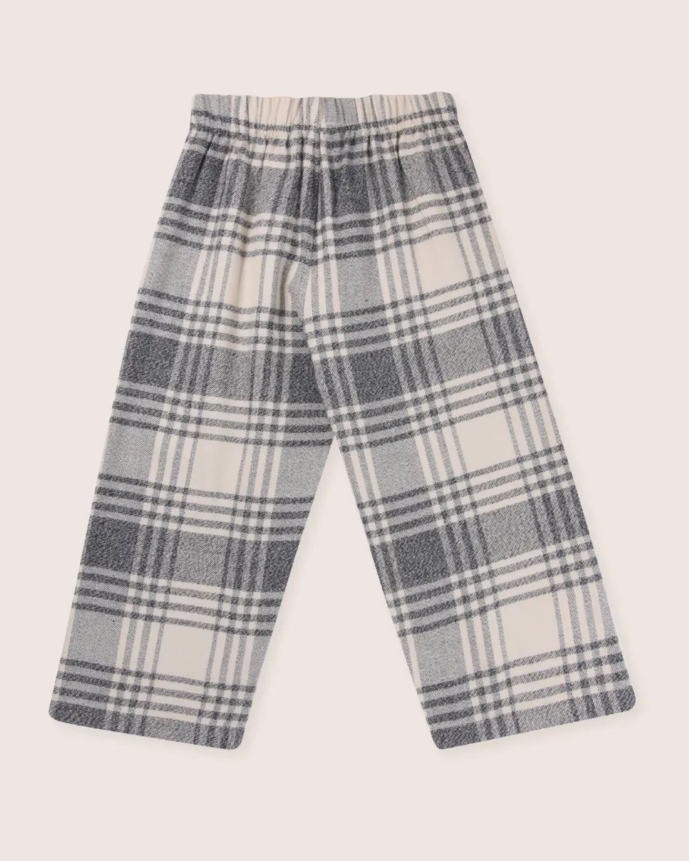 Multicolour Brushed Check Print Trousers