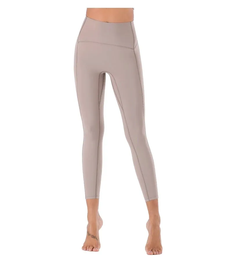 Naked-Feel Yoga Set - Yoga Leggings Set for Women, Fitness Suit for Yoga Clothes, High Waist Gym Workout Sportswear, Gym Sports Clothing