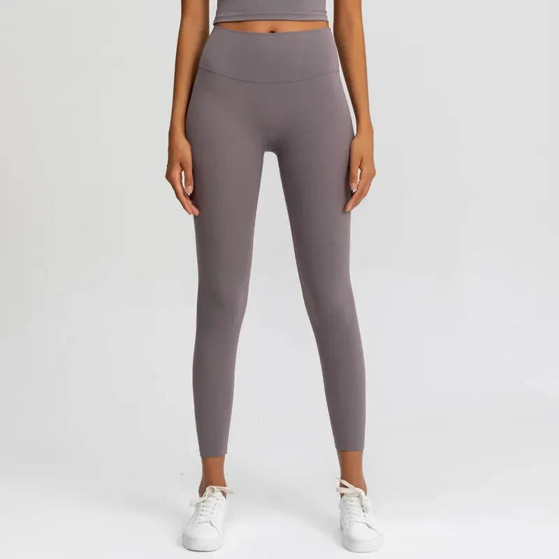 Naked Feeling High Waist Yoga Pants - Seamless Leggings for Women's Fitness