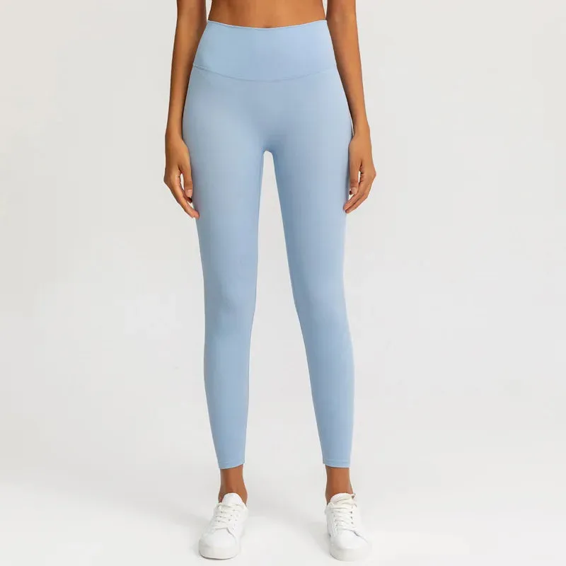 Naked Feeling High Waist Yoga Pants - Seamless Leggings for Women's Fitness