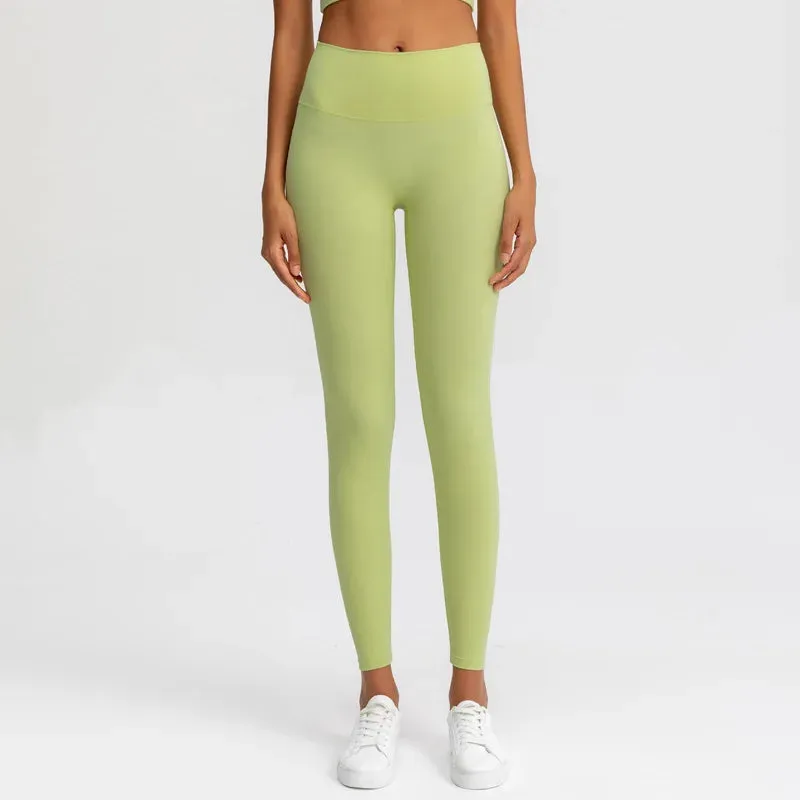 Naked Feeling High Waist Yoga Pants - Seamless Leggings for Women's Fitness