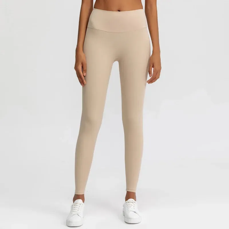 Naked Feeling High Waist Yoga Pants - Seamless Leggings for Women's Fitness